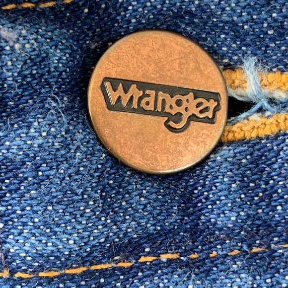 Wrangler Vintage 70s Navy blue women’s Jeans Size 29W34L Good Pre-owned Cond ❤️ - Picture 7 of 10